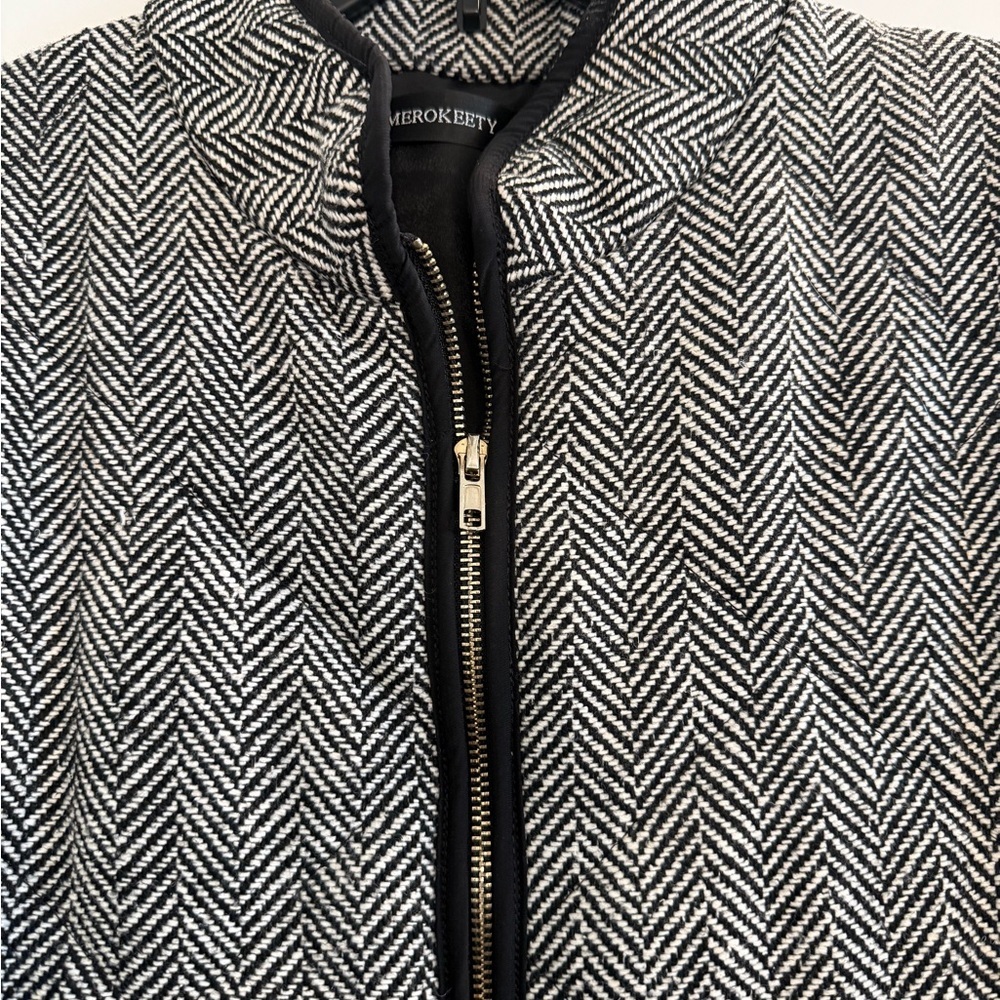 Herringbone Quilted Vest Zip Front Women’s Size XL - Picture 3 of 10